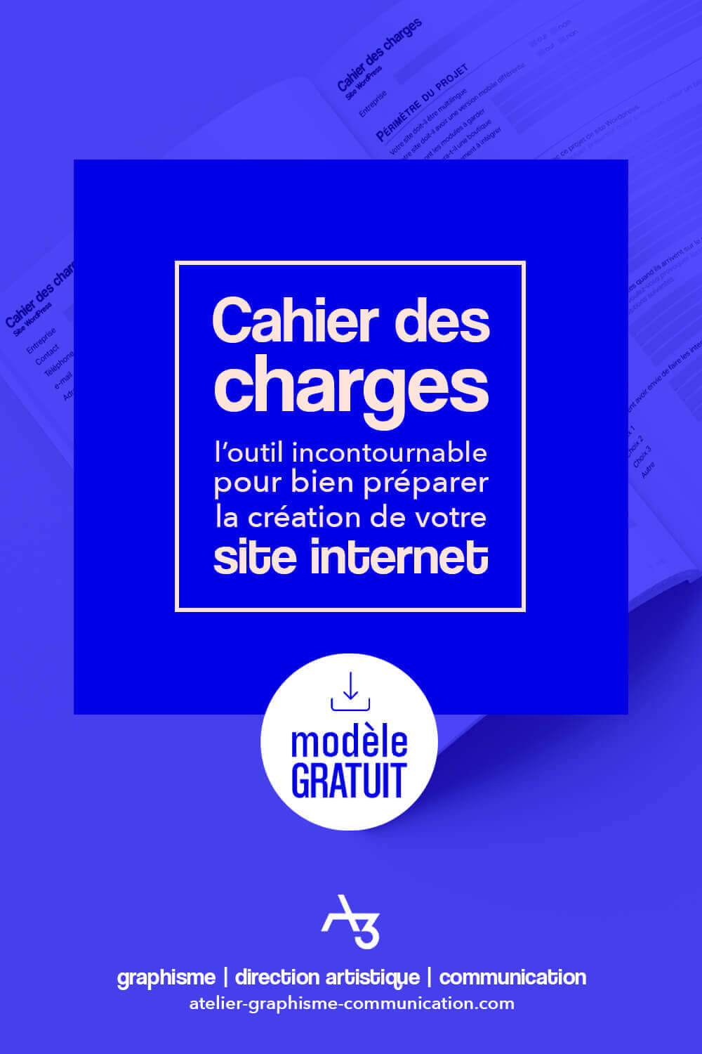 cahier des charges gratuit