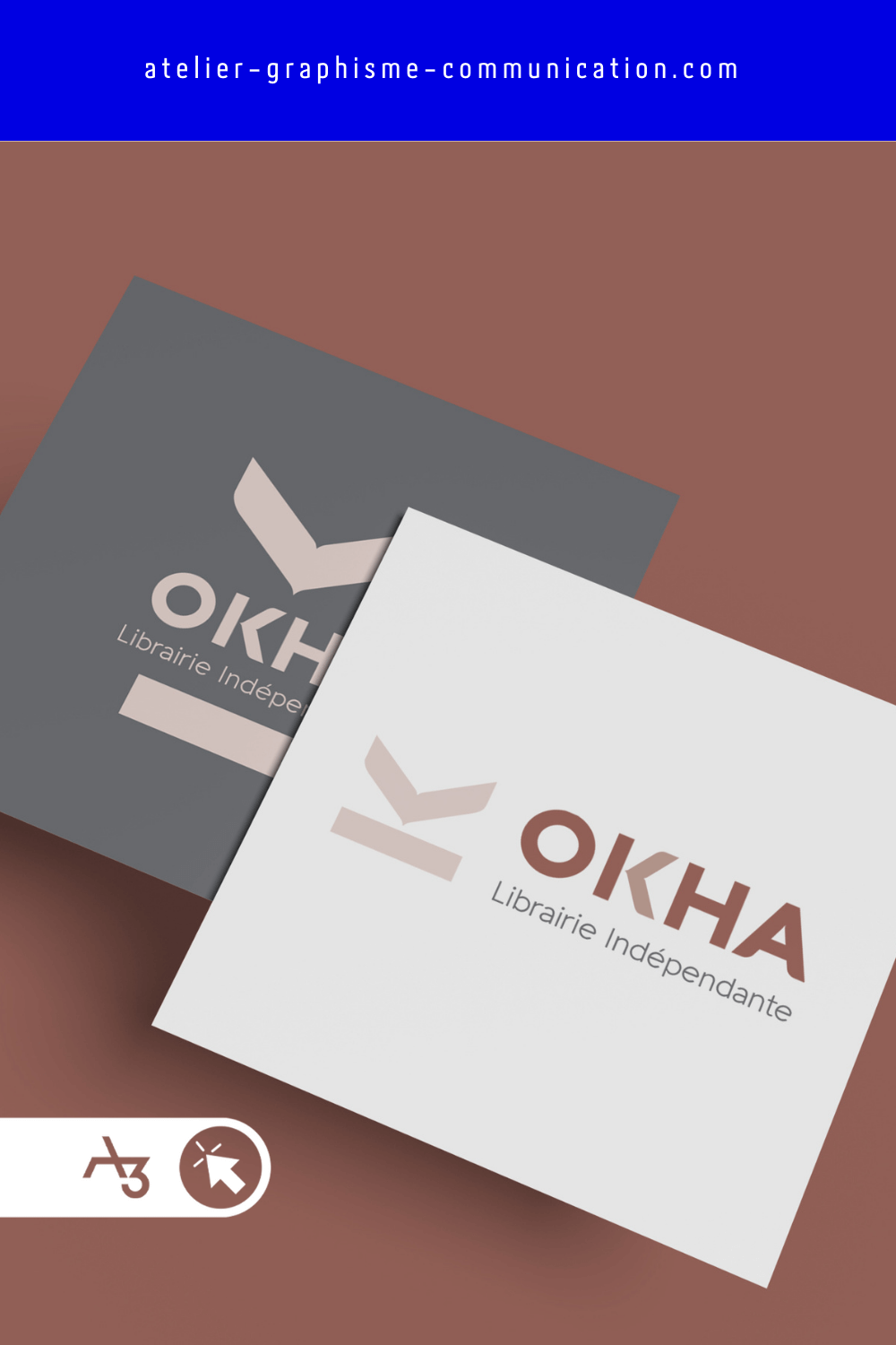 Carte de visite librairie Okha