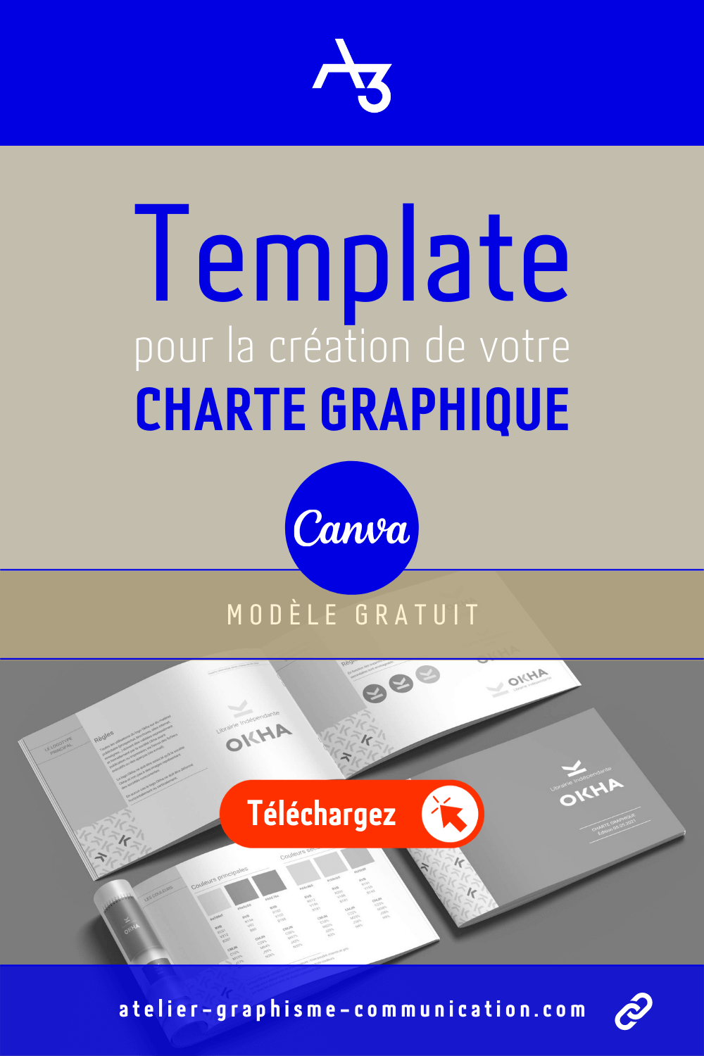 Template de charte graphique gratuit