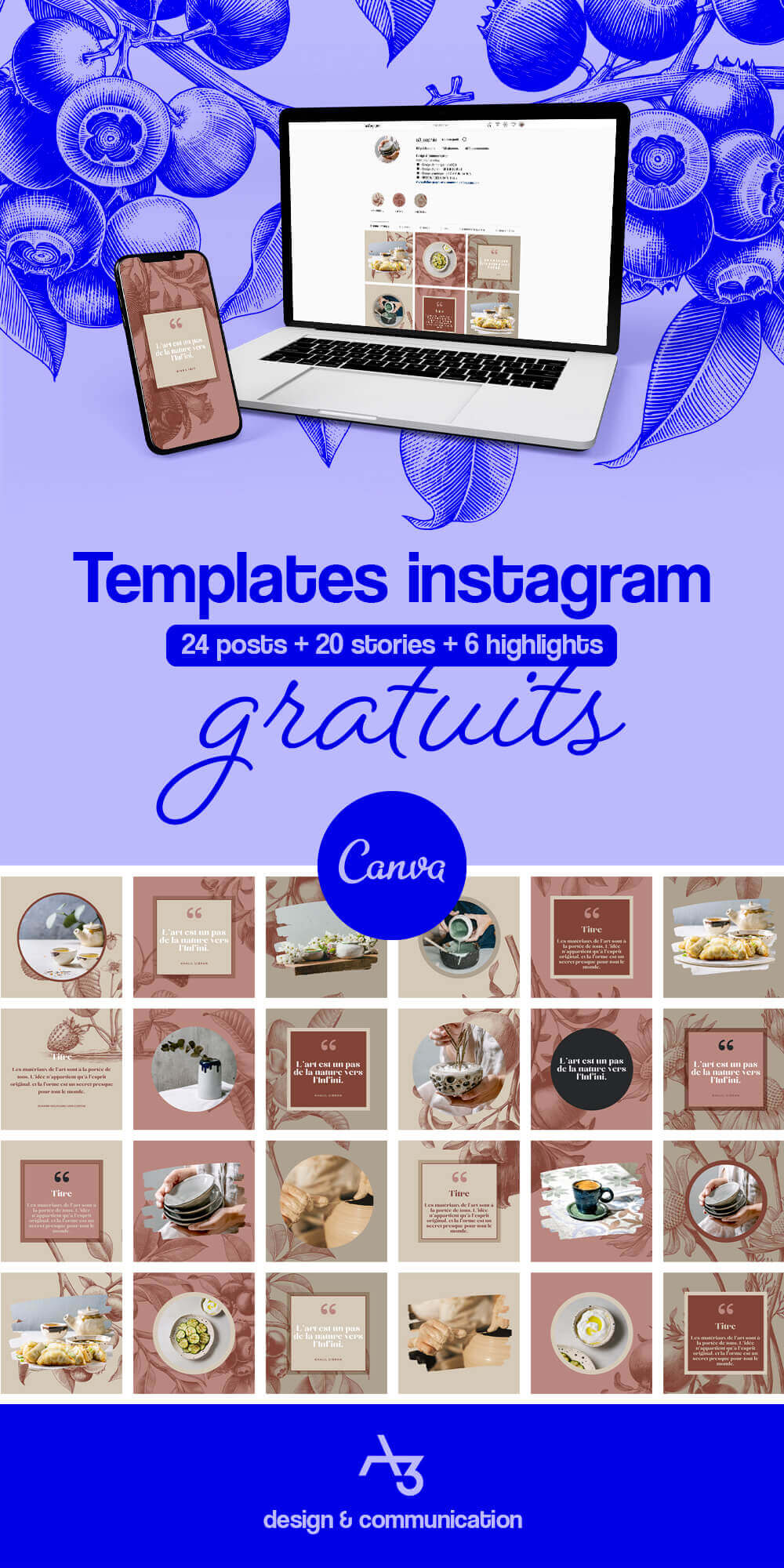 Template instagram gratuit